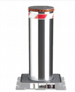 เพิ่มขึ้น Bollards พร้อมรีโมทคอนโทรลและไฟจราจรอัตโนมัติ